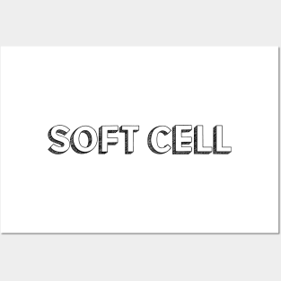 Soft Cell <//> Typography Design Posters and Art